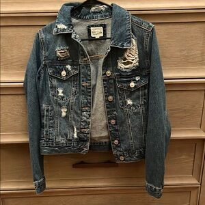 Distressed Denim Jacket